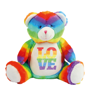 Valentines Rainbow Bear