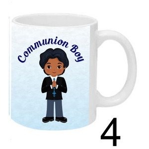 Boy Communion Mug, Personalised Gift