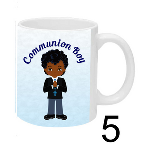 Boy Communion Mug, Personalised Gift