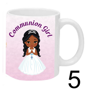 Girl Communion Mug, Personalised Gift