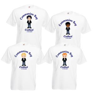 Boys Communion T-shirt, Personalised Gift