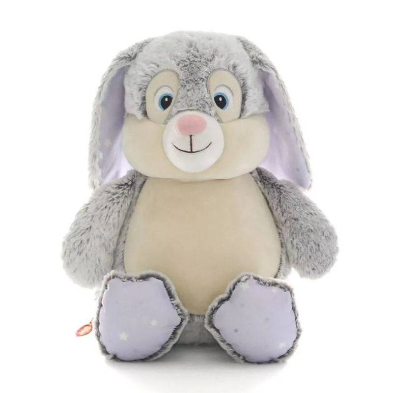 Grey Bunny - Stary Lavender - Personalised Gift
