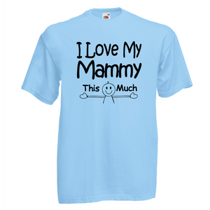 Love You This Much T-Shirt - Personalised Gift