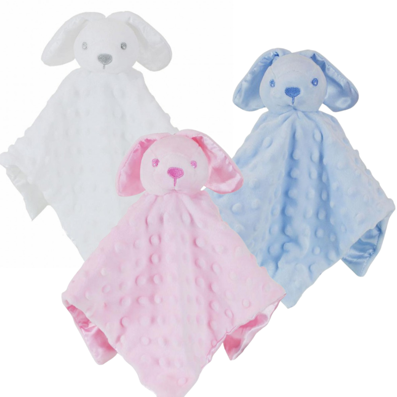 Bunny Comfort Blanket With Dimples, Personalised Gift