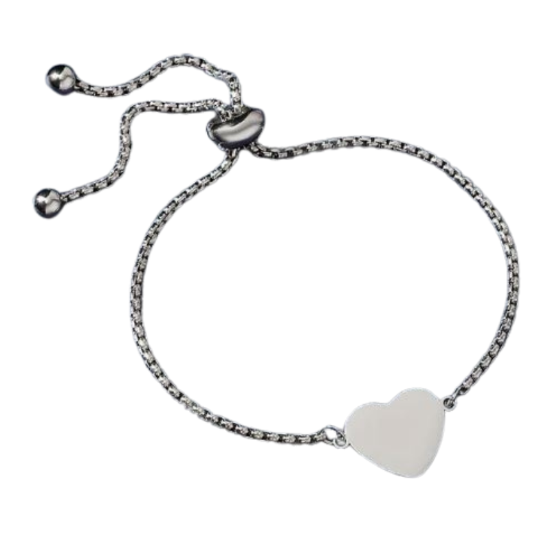 Engraved Heart Bracelet - Personalised Gift