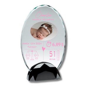 Glass Baby Panel - Personalised Gift