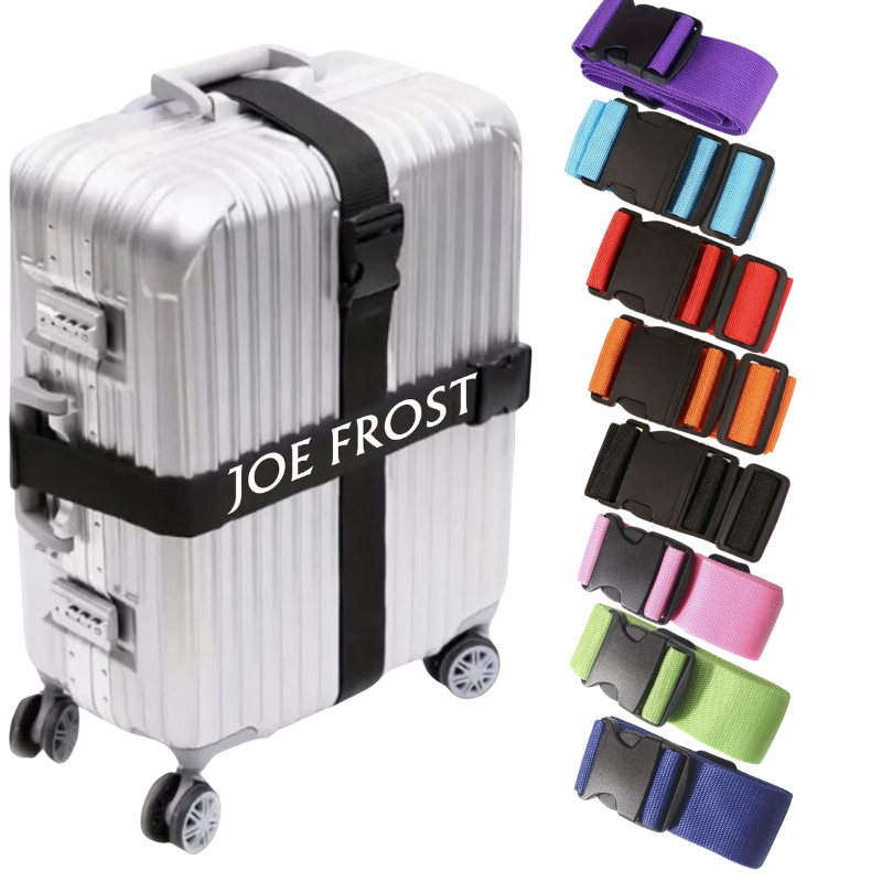 Embroidered Luggage Strap Personalised Gift Personalise It