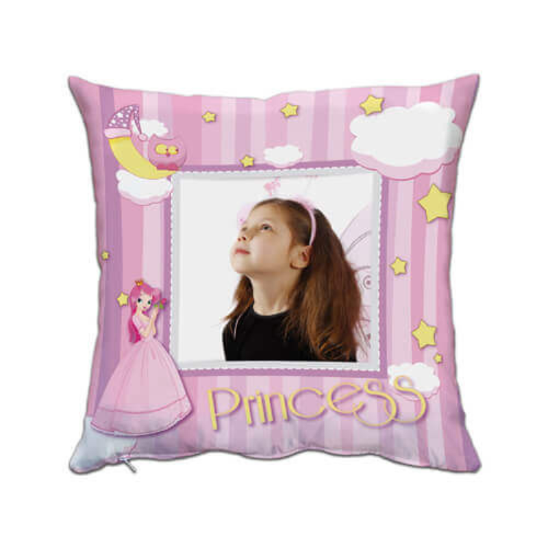 Princess Satin Cushion - Personalised Gift