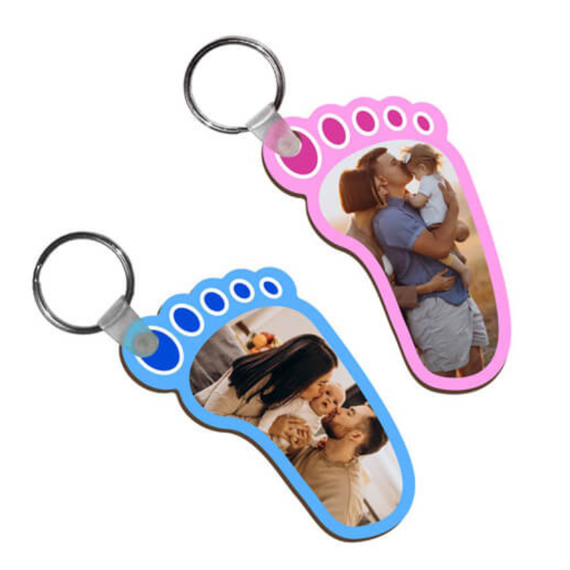 Feet Keychains Foot Keyring - Personalised Gift - Personalise It