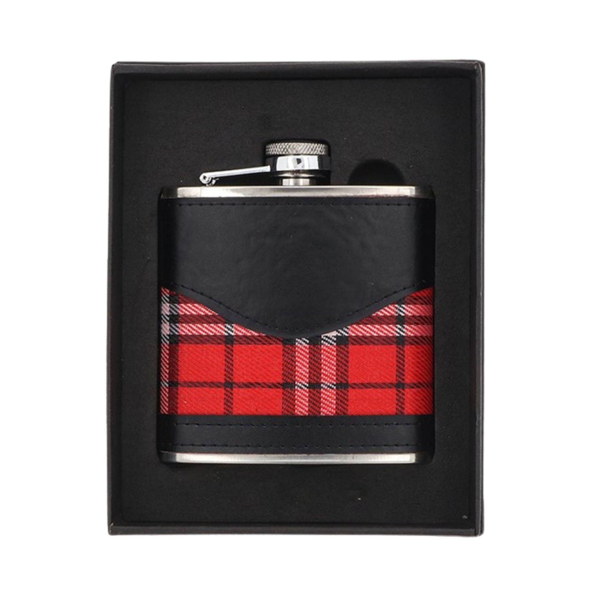Stewart Tartan Hip Flask - Personalised Gift