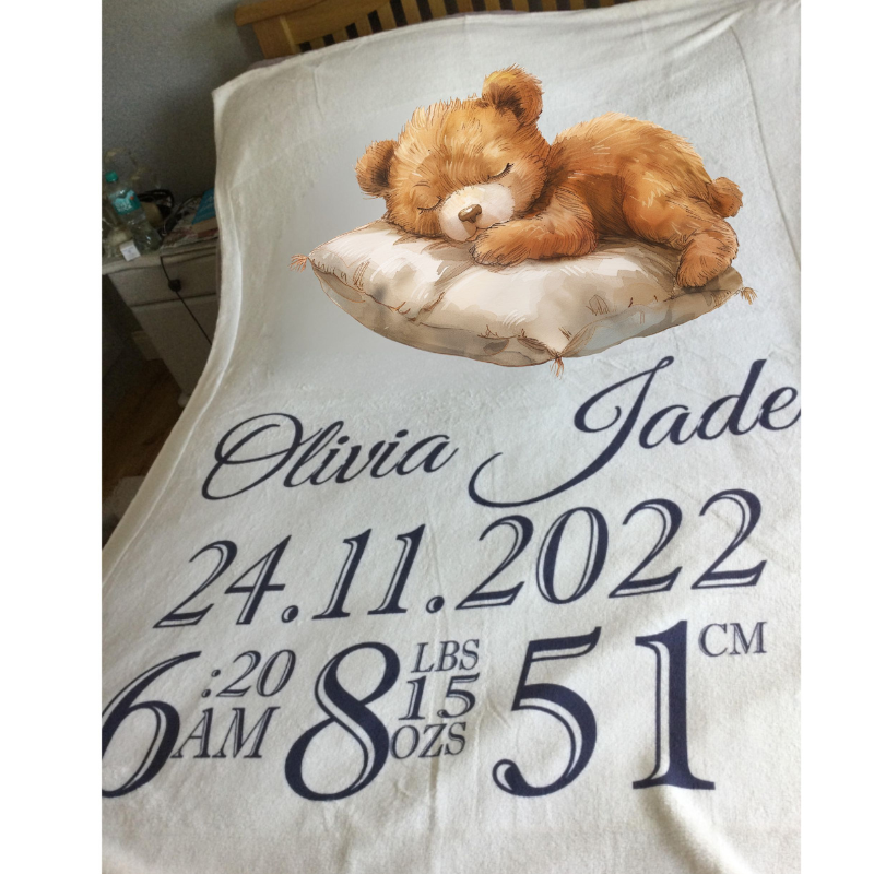 Personalised large blankets hotsell