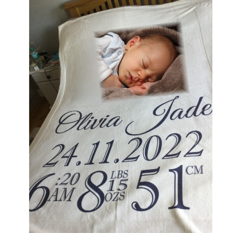 Personalised fluffy blankets hotsell