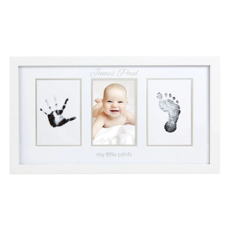Baby Prints Photo Frame - Personalised Gift