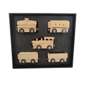 Wooden Train Set - Personalised Gift