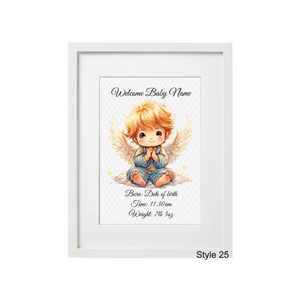 Baby Character Frame - Personalised Gift
