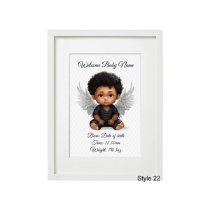 Baby Character Frame - Personalised Gift
