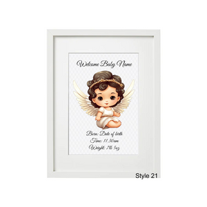 Baby Character Frame - Personalised Gift