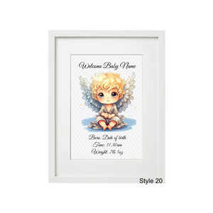 Baby Character Frame - Personalised Gift