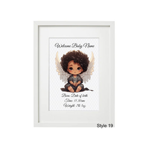 Baby Character Frame - Personalised Gift