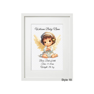 Baby Character Frame - Personalised Gift