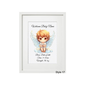 Baby Character Frame - Personalised Gift