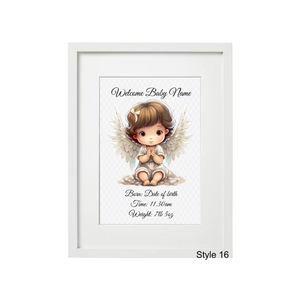 Baby Character Frame - Personalised Gift
