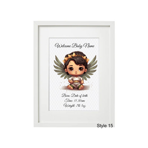 Baby Character Frame - Personalised Gift