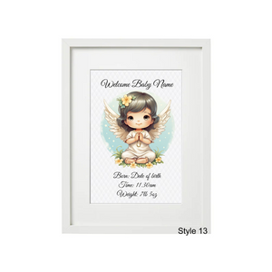 Baby Character Frame - Personalised Gift