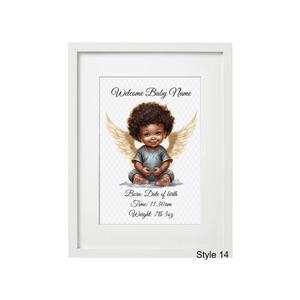 Baby Character Frame - Personalised Gift
