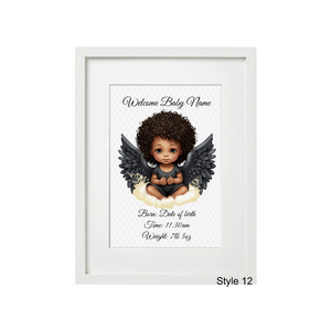 Baby Character Frame - Personalised Gift