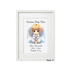 Baby Character Frame - Personalised Gift