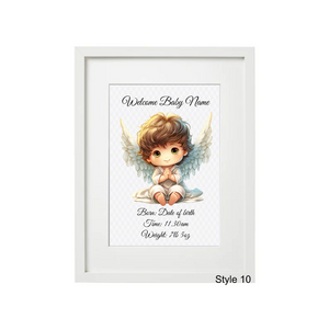 Baby Character Frame - Personalised Gift