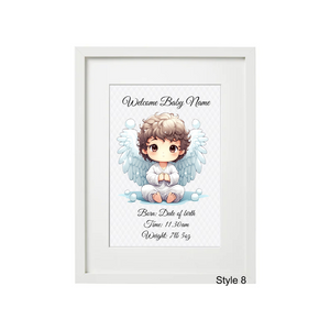 Baby Character Frame - Personalised Gift
