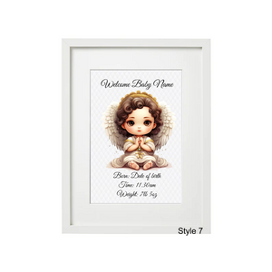 Baby Character Frame - Personalised Gift