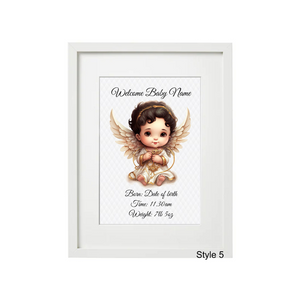 Baby Character Frame - Personalised Gift