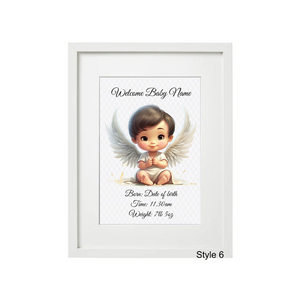Baby Character Frame - Personalised Gift