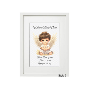Baby Character Frame - Personalised Gift