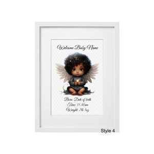 Baby Character Frame - Personalised Gift