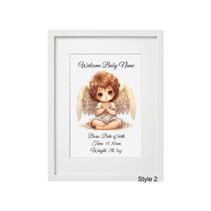 Baby Character Frame - Personalised Gift