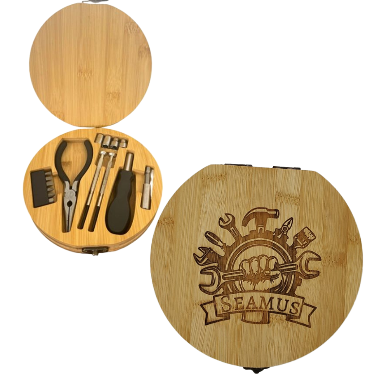 Bamboo Tool Set - Personalised Gift