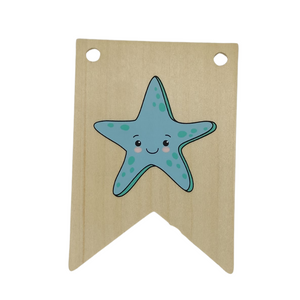 Wooden Nursery Bunting - Personalised Gift