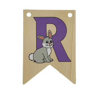 Wooden Nursery Bunting - Personalised Gift