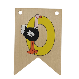 Wooden Nursery Bunting - Personalised Gift