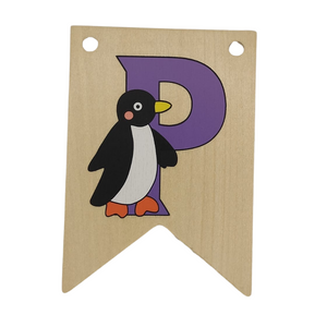 Wooden Nursery Bunting - Personalised Gift