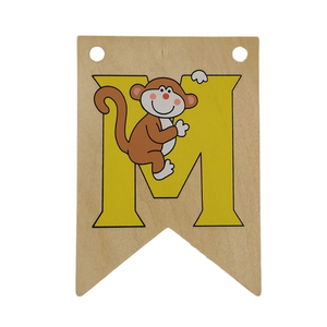 Wooden Nursery Bunting - Personalised Gift