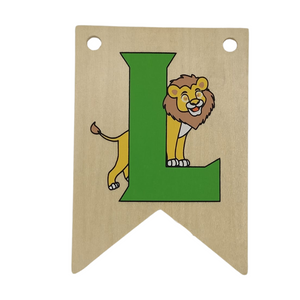 Wooden Nursery Bunting - Personalised Gift