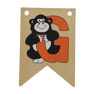 Wooden Nursery Bunting - Personalised Gift