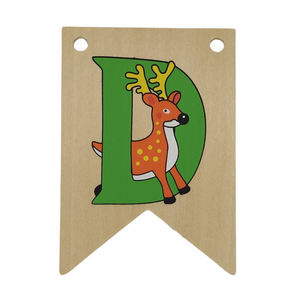 Wooden Nursery Bunting - Personalised Gift
