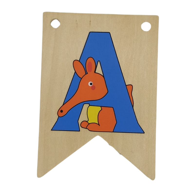 Wooden Nursery Bunting - Personalised Gift