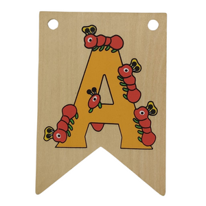 Wooden Nursery Bunting - Personalised Gift